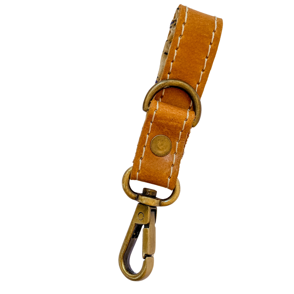 Nate Leather Keychain