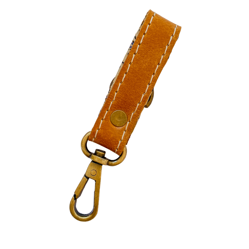 Nate Leather Keychain