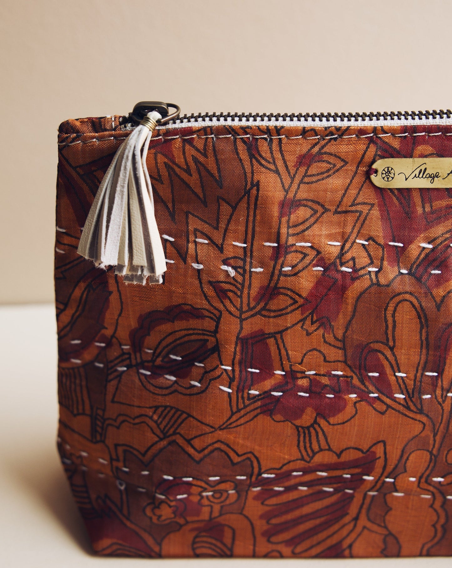 Soulful Sari Zipper Pouch