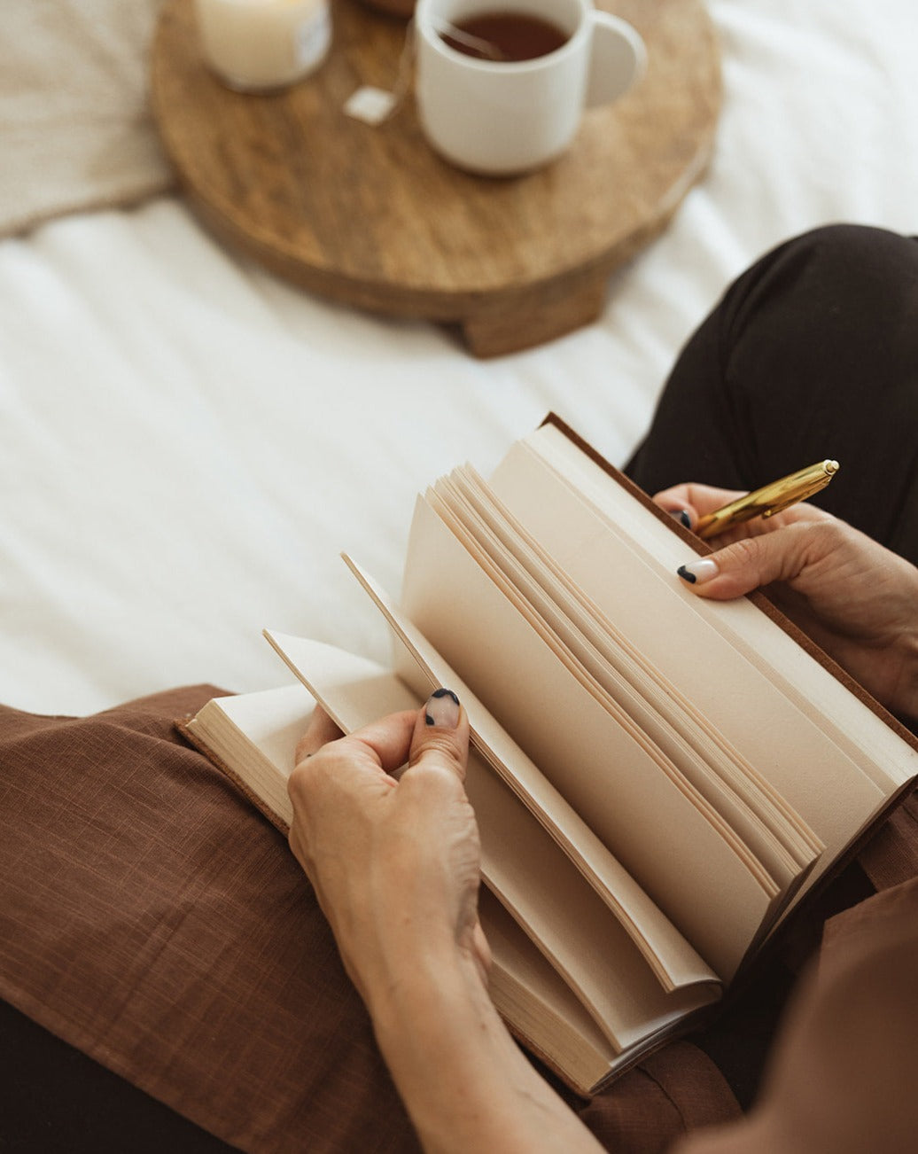 Embroidered Leather Journal
