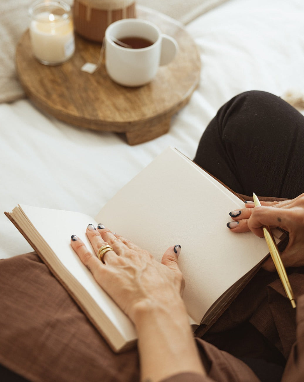 Embroidered Leather Journal
