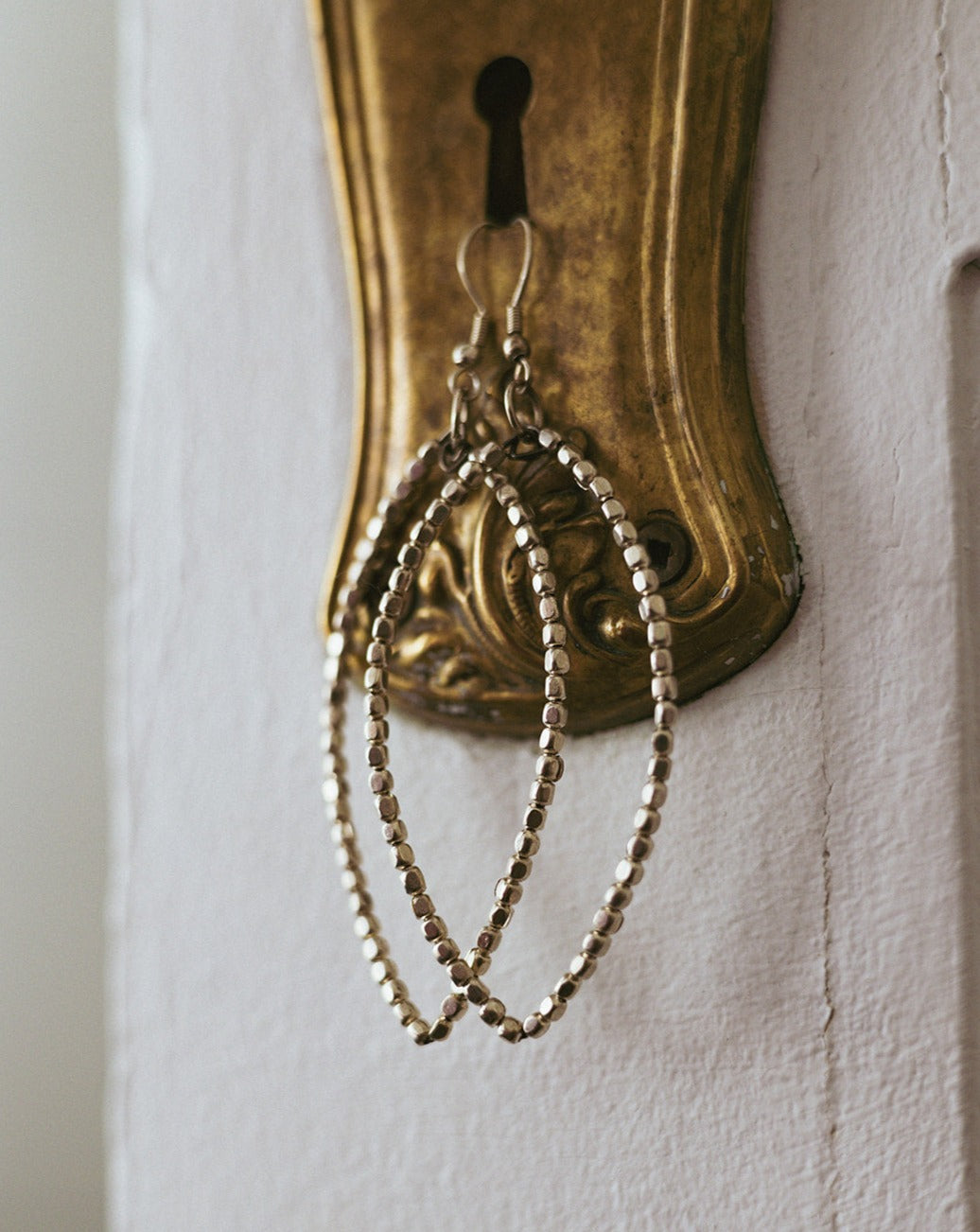 Badaami Earrings - Silver