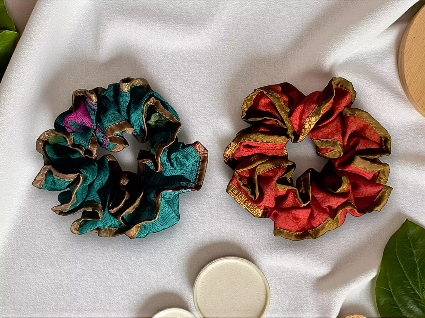 Beaded Scrunchie