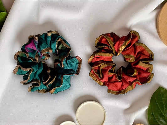 Beaded Scrunchie