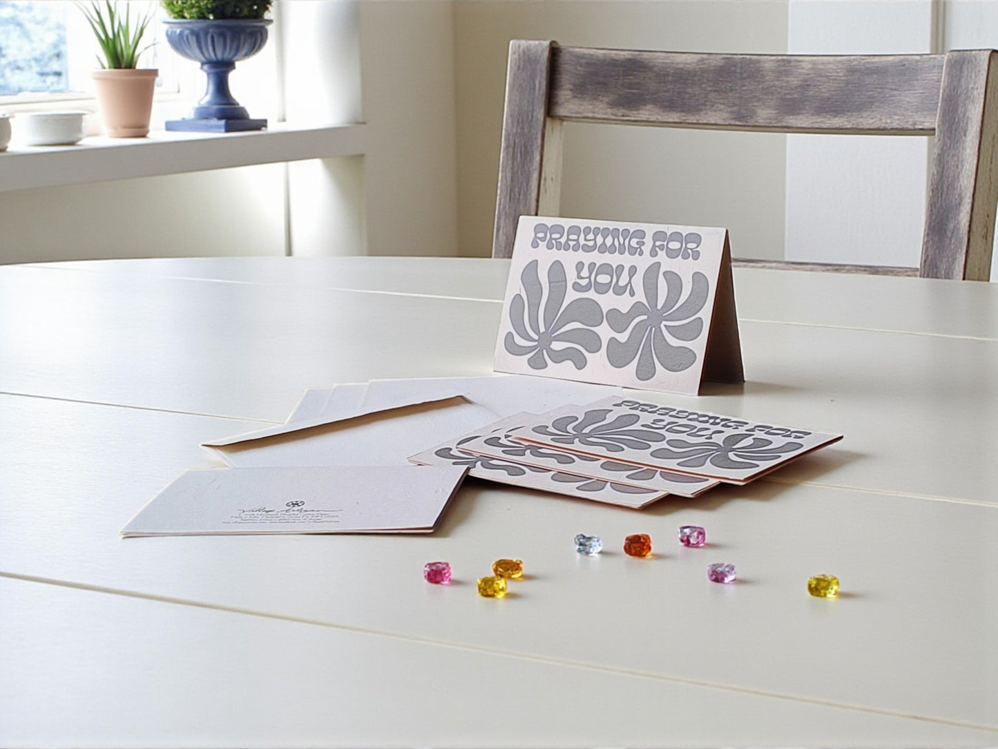 Encouragement Cards with Envelope ("Praying" - Set of 6)