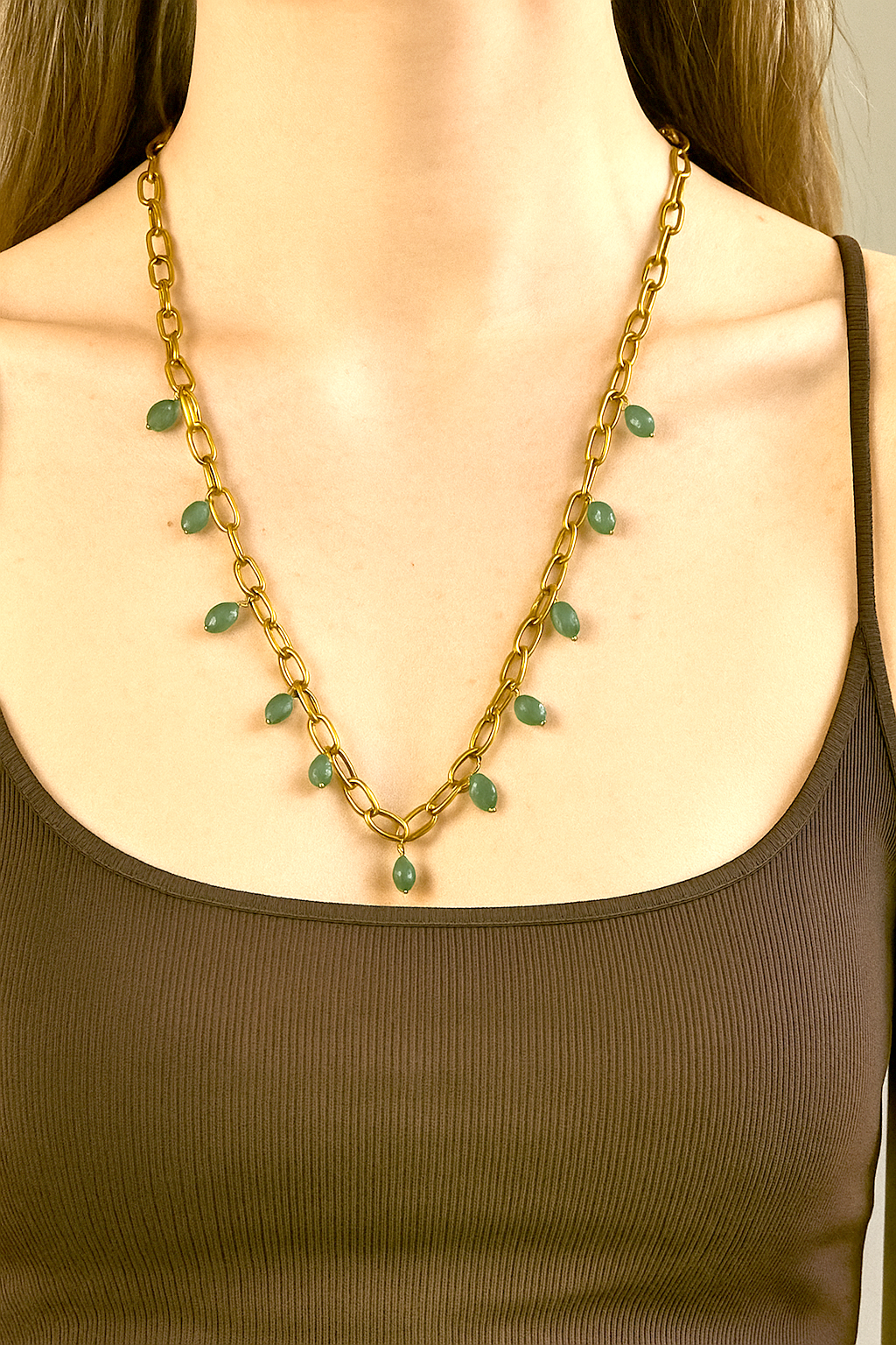 Forest Jade Collection: Long Necklace