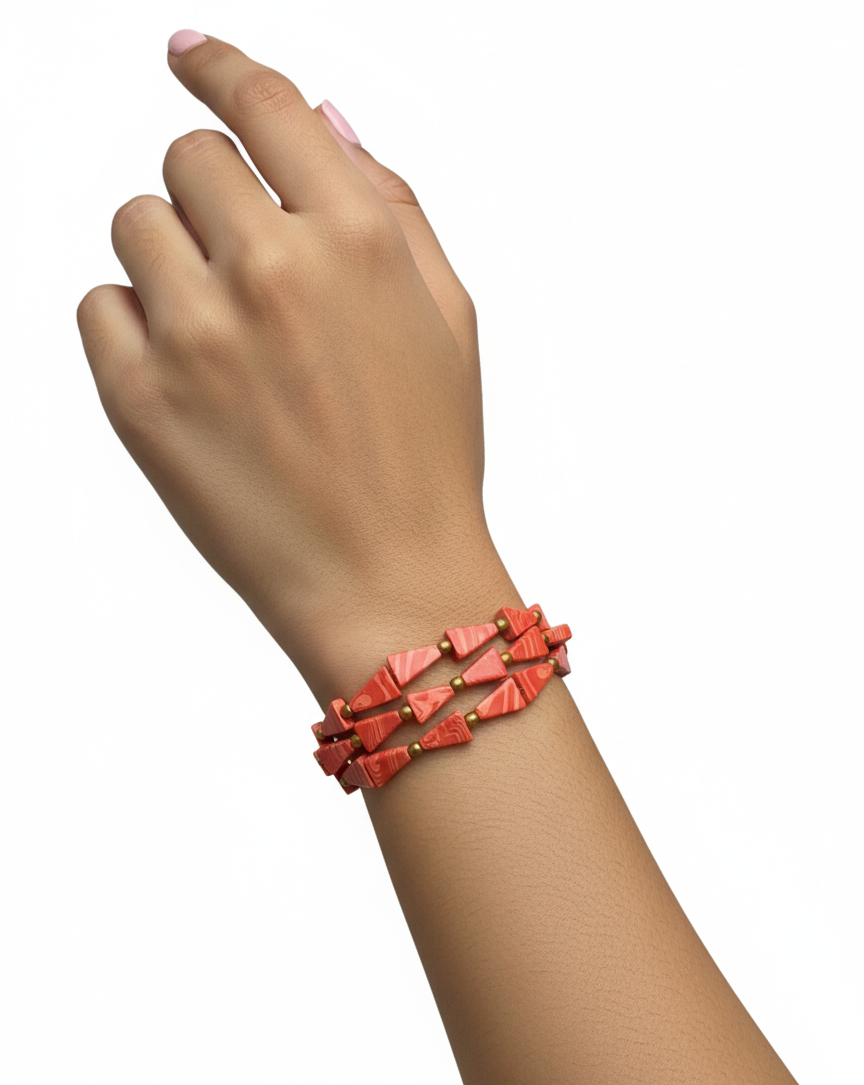 Sunset Collection: Triple Strand Bracelet