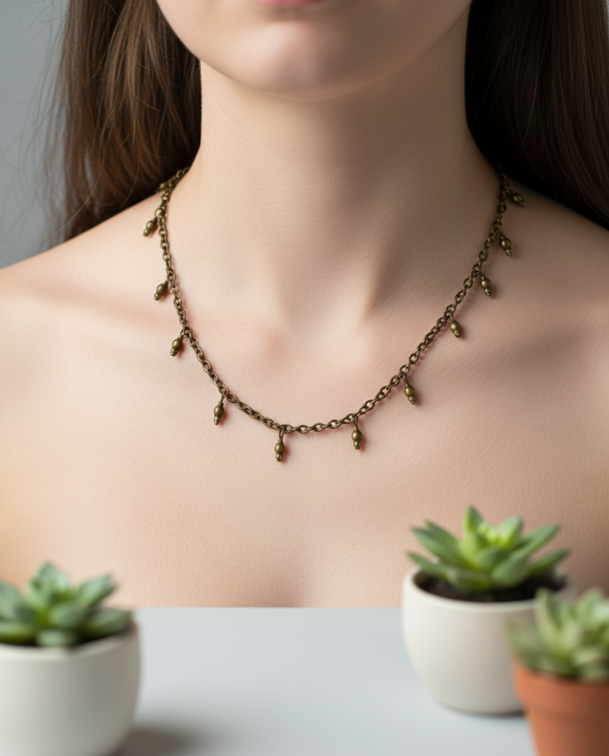 Golden Sun Dainty Choker