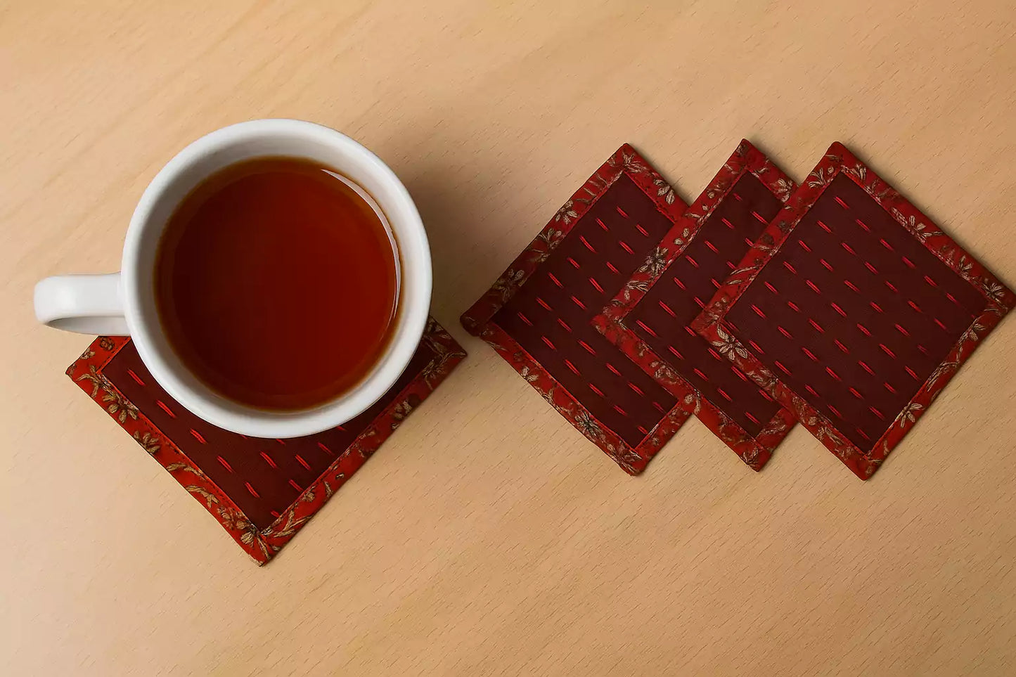 Sari Cocktail Coasters Set of 4