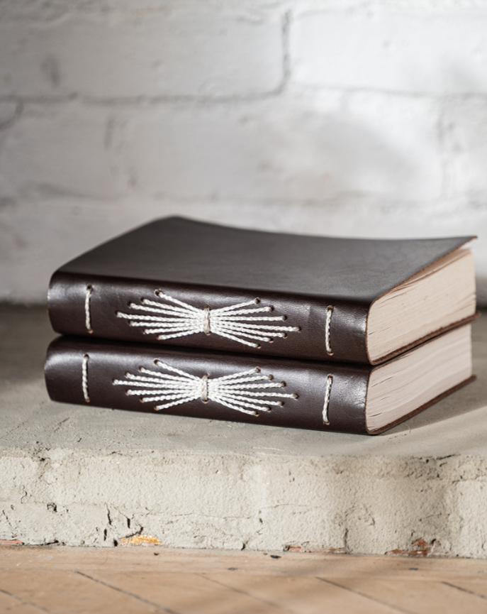 Embroidered Leather Journal