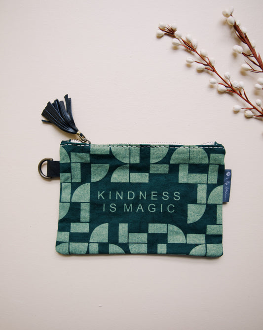 Kindness is Magic Zipper Pouch - 7.5" x 5"