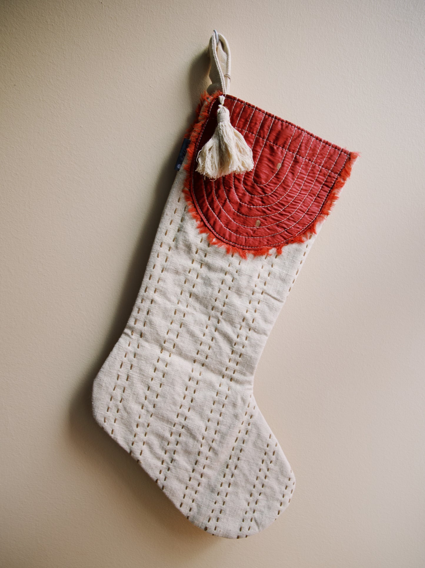 Soulful Upcycled Sari Christmas Stockings