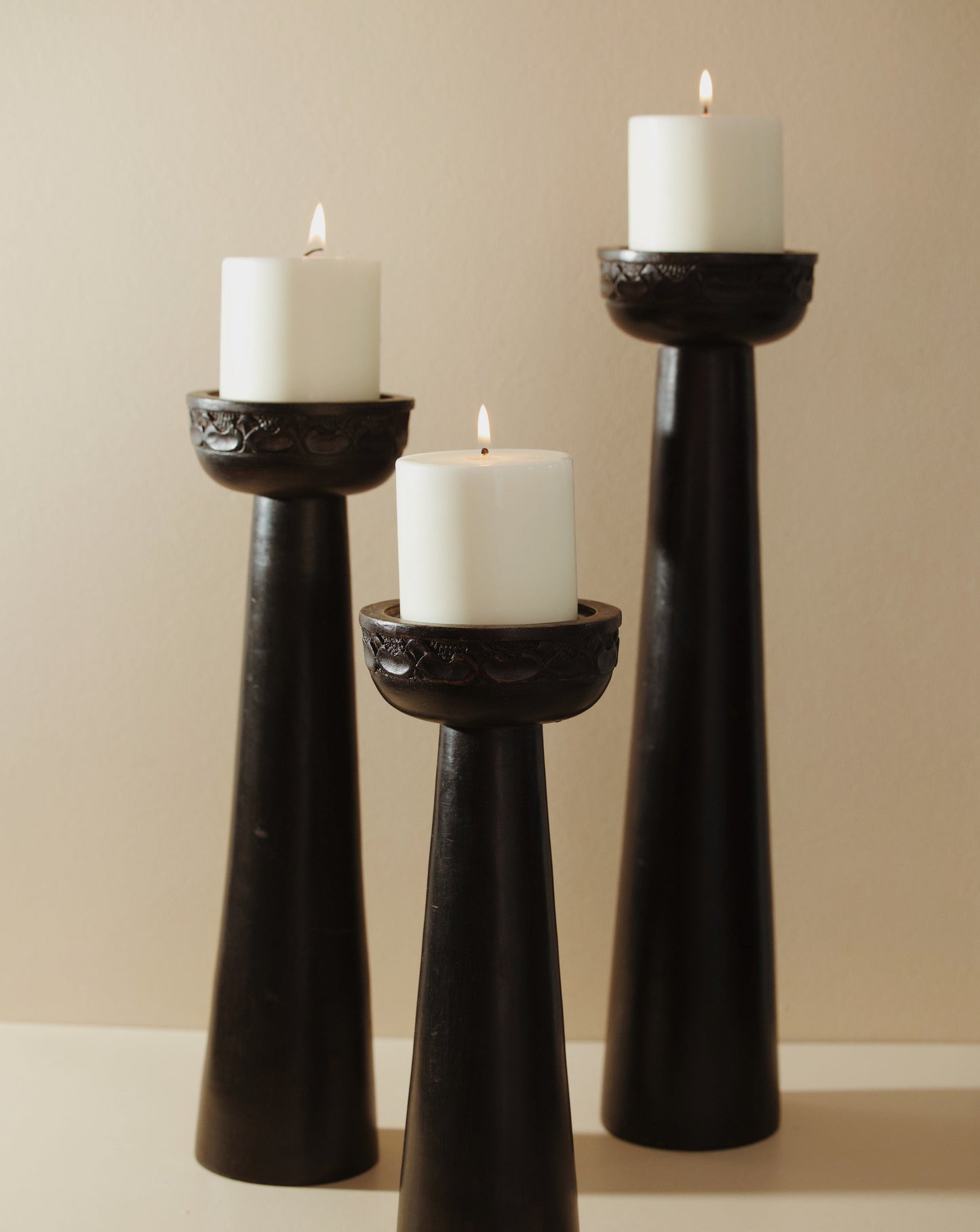 Dark Moghul Candle Stand