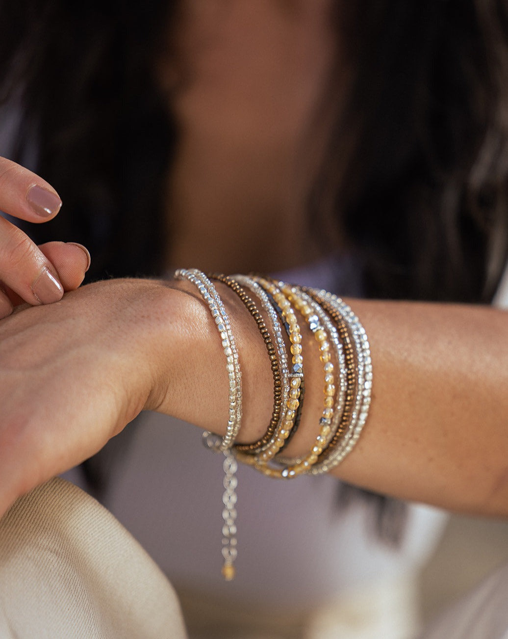 Mocha Charm Bracelet